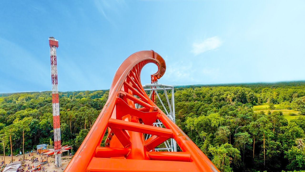Sky Scream Onride + BackView - Plopsaland Deutschland (Holiday Park)