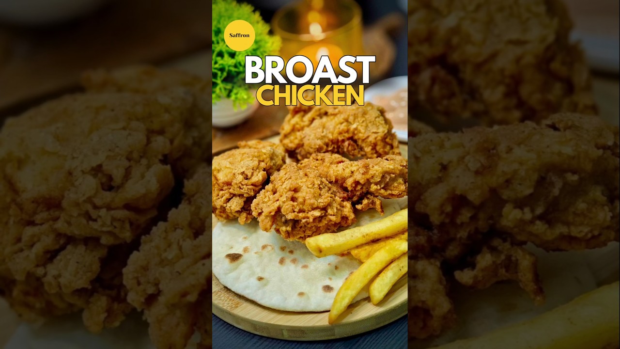Broasted Chicken | KFC Fried Chicken Recipe #food #shorts #recipe