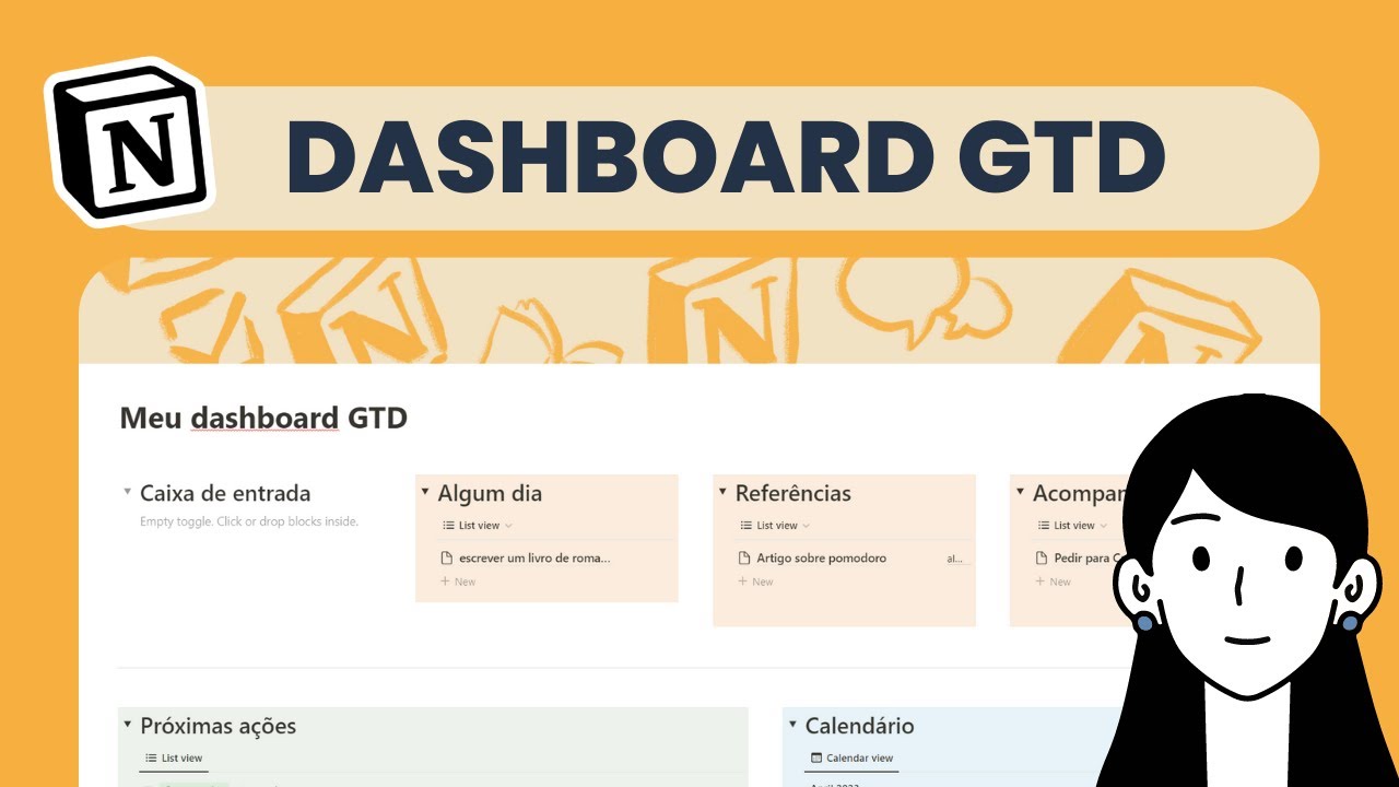 Como se organizar com o Notion | Com um dashboard GTD super simples!