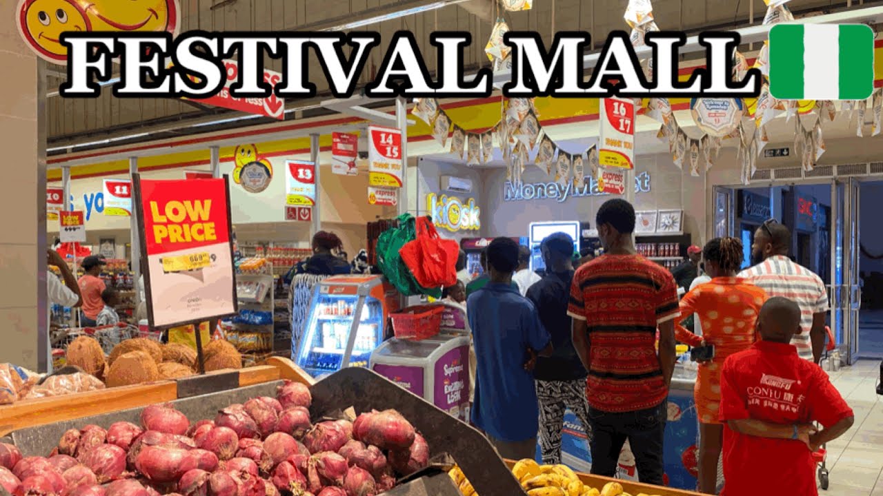 ONE OF THE BIGGEST SHOPPING MALL IN LAGOS, NIGERIA | FESTIVAL MALL