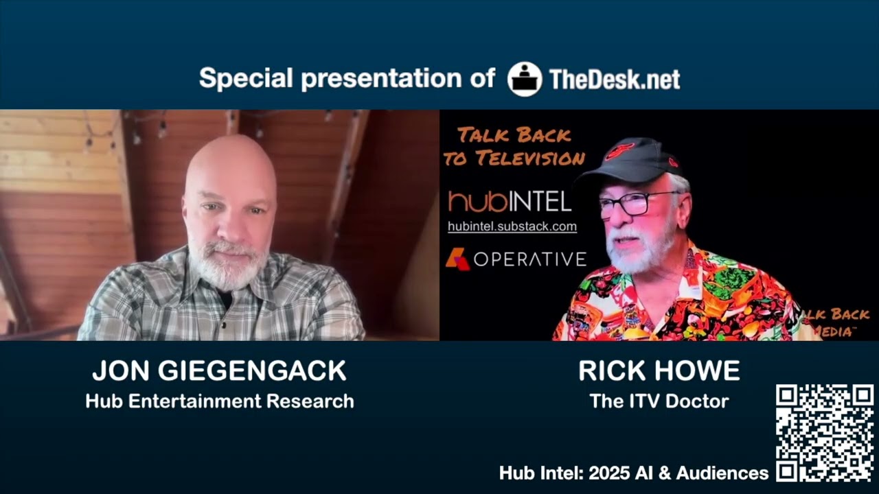 Talk Back to Television: Hub's Jon Giegengack on audiences and artificial intelligence