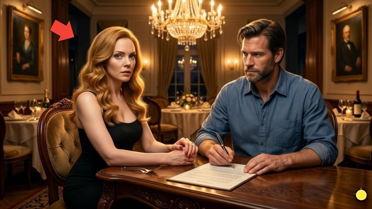 She Made a Single Dad Sign a Prenup Because He Was Poor… Unaware of His $10 Million Inheritance!