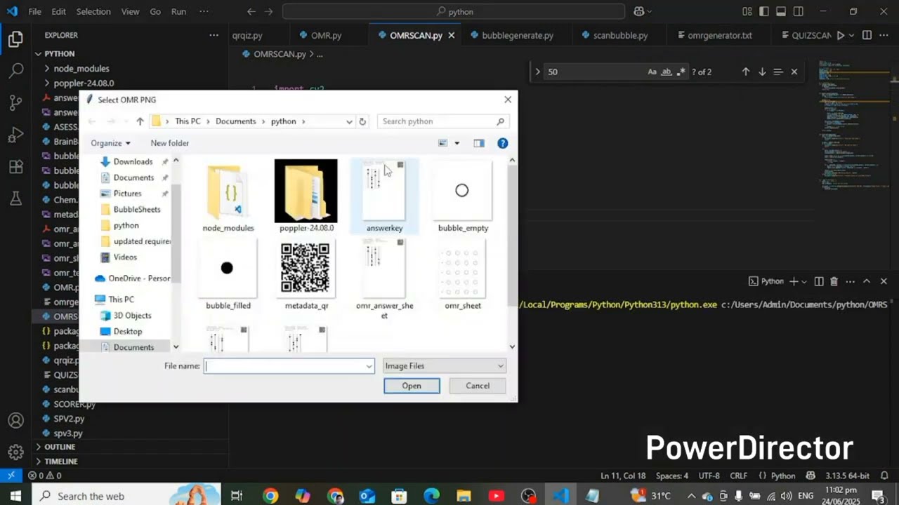 How to Create a Test Checking tool using OMR in Python?