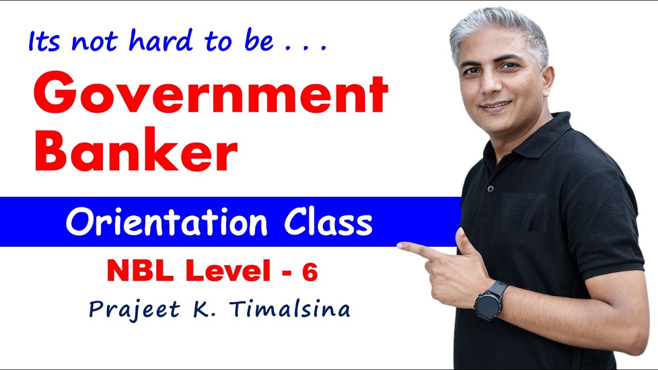 Nepal Bank Limited ||Level 6|| Orientation Class  ||By prajeet sir