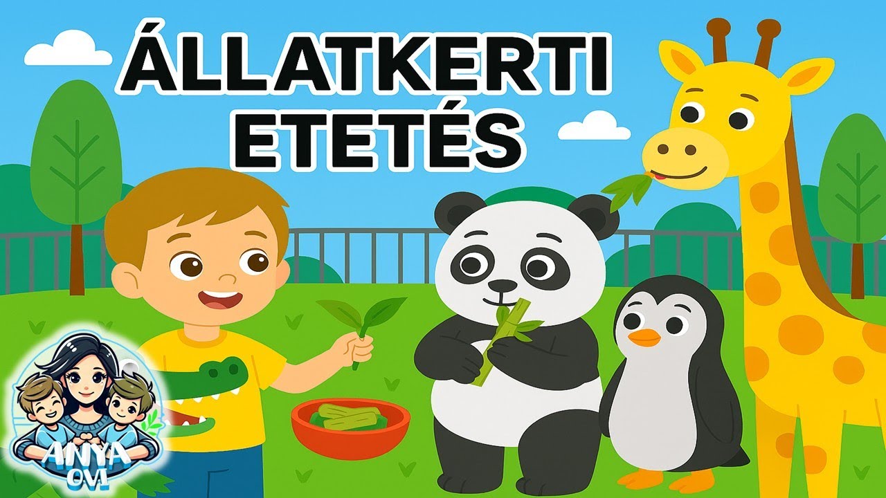 Etet&eacute;s az &aacute;llatkertben #gyerekeknek #animals #&aacute;llatok #oktat&oacute;vide&oacute; #besz&eacute;dfejleszt&eacute;s #&aacute;llatkert