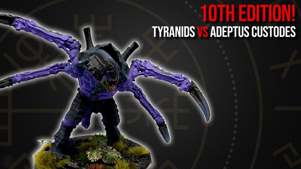 Tyranids Vs Adeptus Custodes - Warhammer 40k 10th Edition!