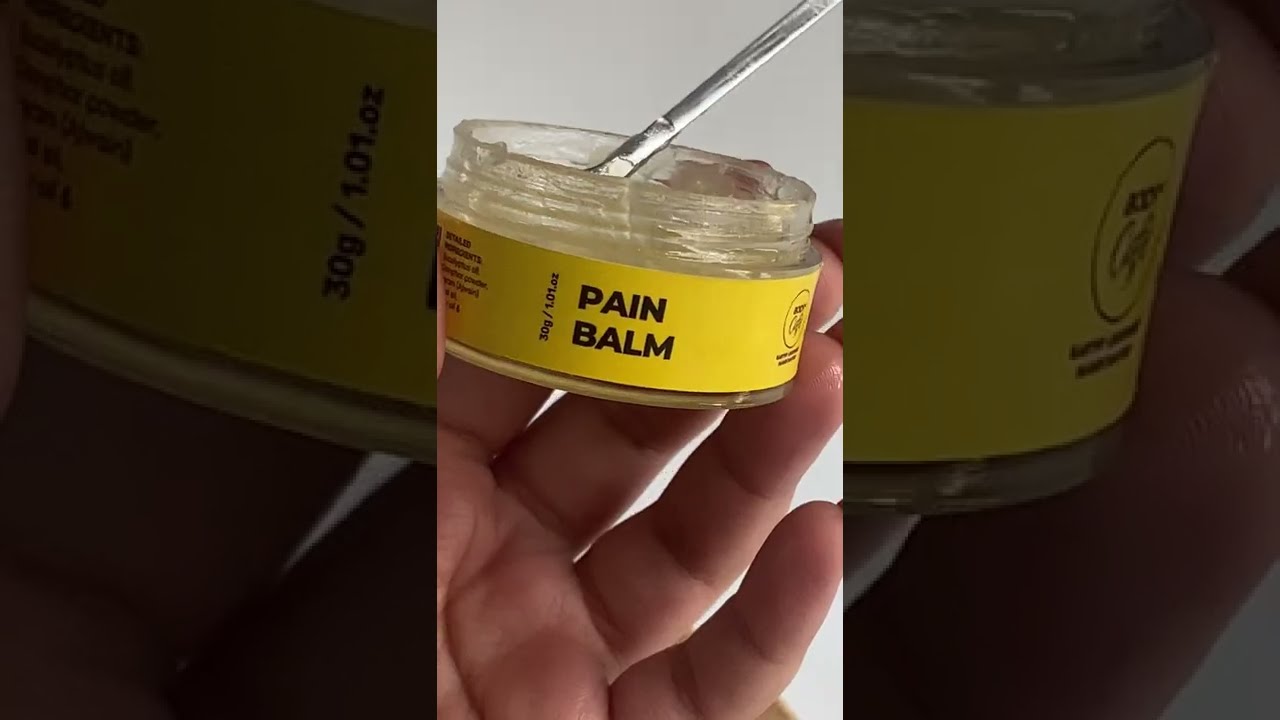 Natural pain balm for sore mucles and body ache