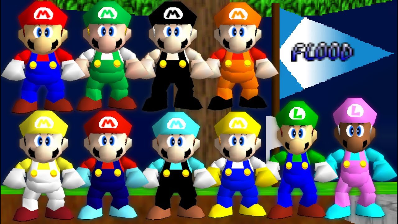 Super Mario 64 PC Port - Flood + SM64: The Green Stars (SM64CoopDX). ᴴᴰ