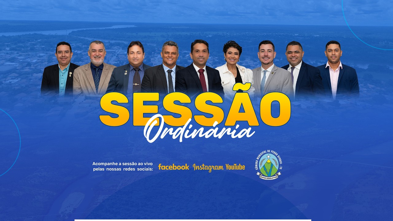 📢 Transmissão Ao Vivo: Sessão Ordinária da Câmara Municipal de Pedro Afonso -  TO📢