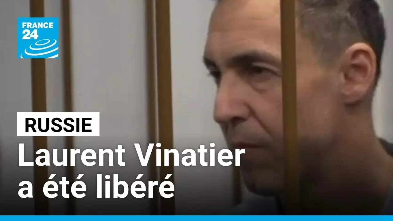 Libéré par la Russie, le chercheur français Laurent Vinatier est rentré en France • FRANCE 24