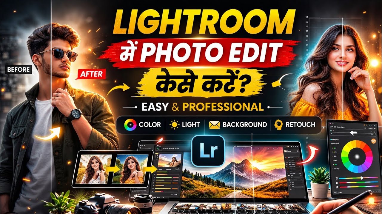 Lightroom में Photo Edit कैसे करें? (Step By Step Full Guide 2026) 🤯  