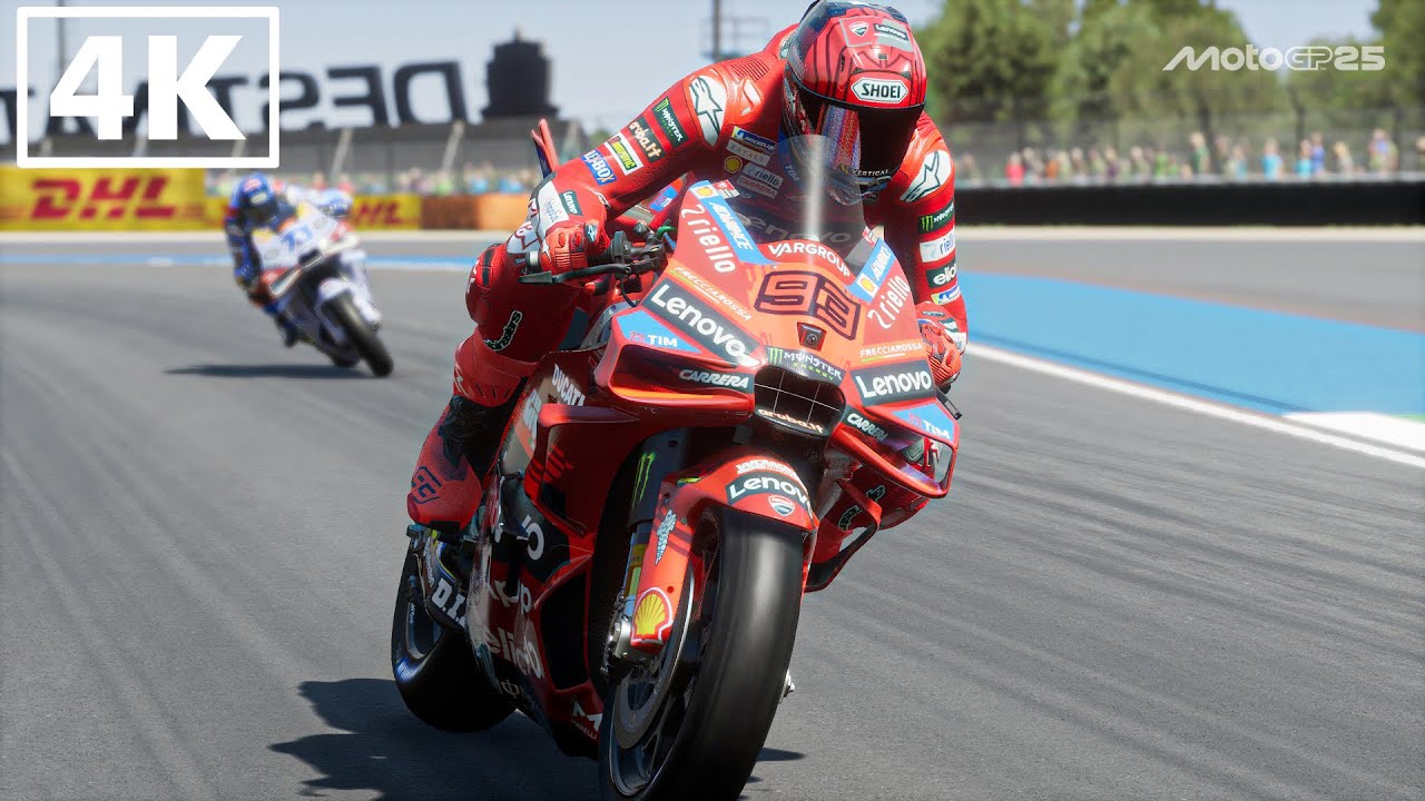 MotoGP 25 Mod Race 100% Thai GP 2025 !! Marc Marquez #93 Ducati Lenovo Race Gameplay (4K 60FPS)