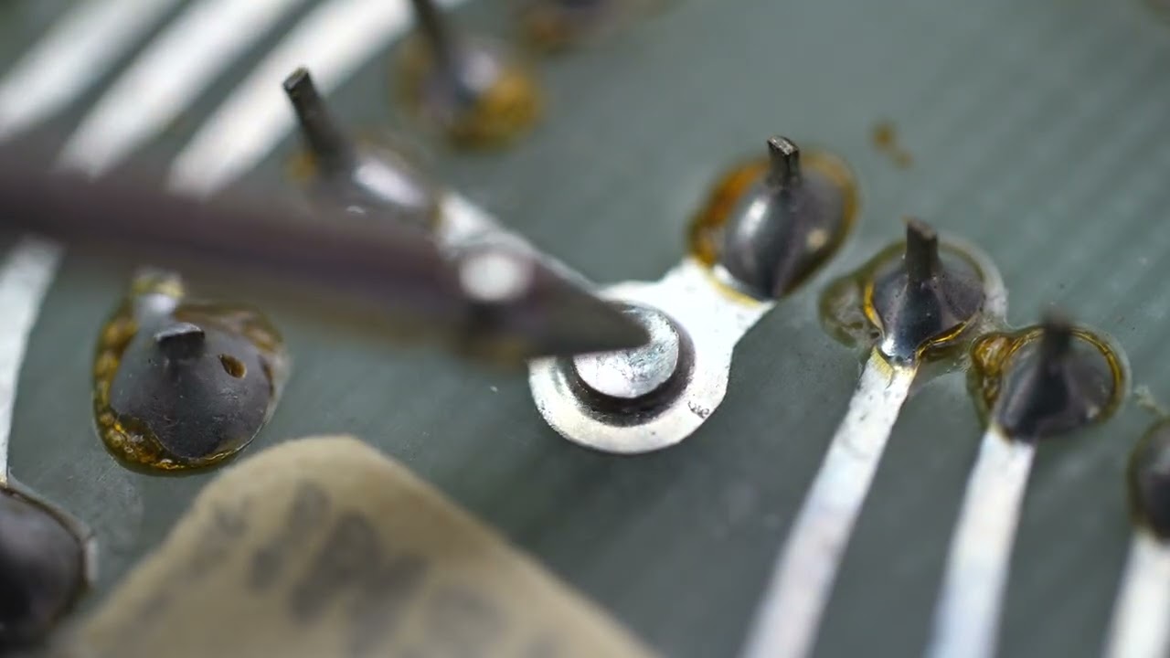 Faulty Riveted Via on 1972 PCB