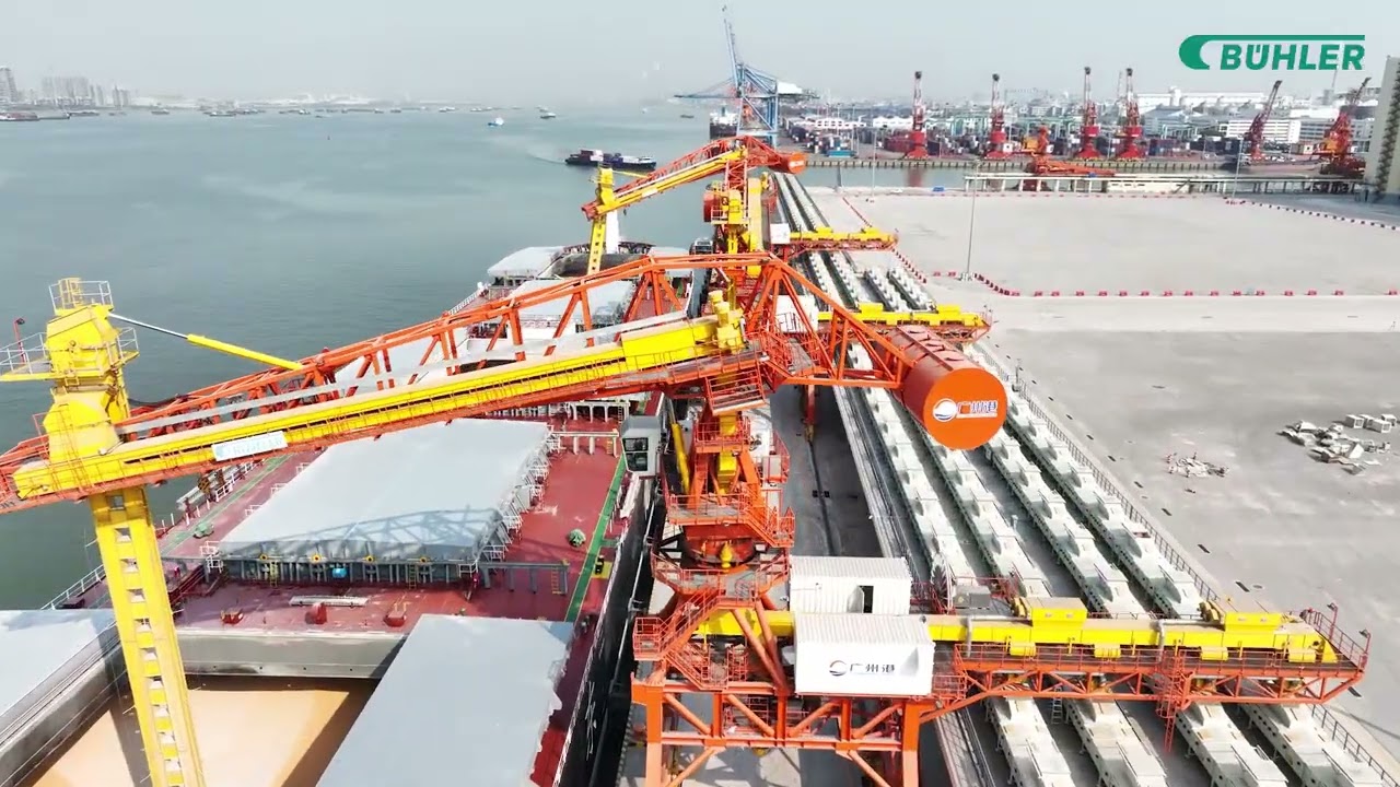 Bühler Ship Unloader PortaLink in Guangzhou Port