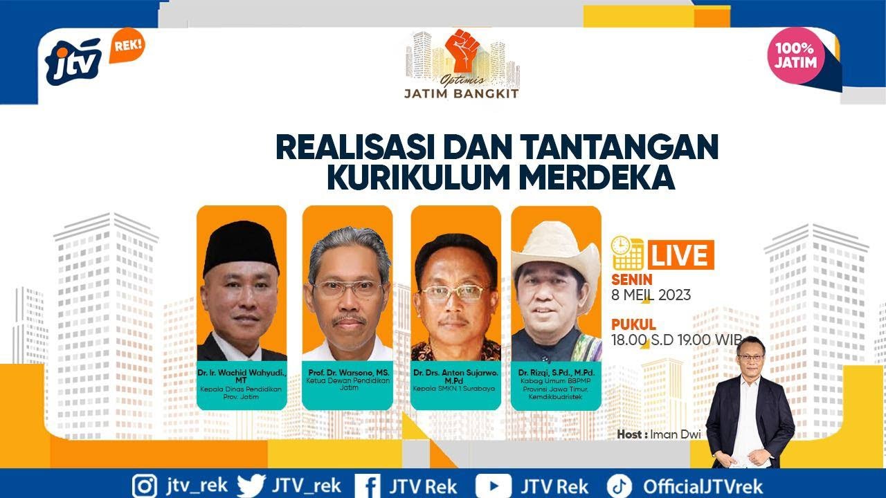 REALISASI DAN TANTANGAN KURIKULUM TERBUKA | OPTIMIS JATIM BANGKIT