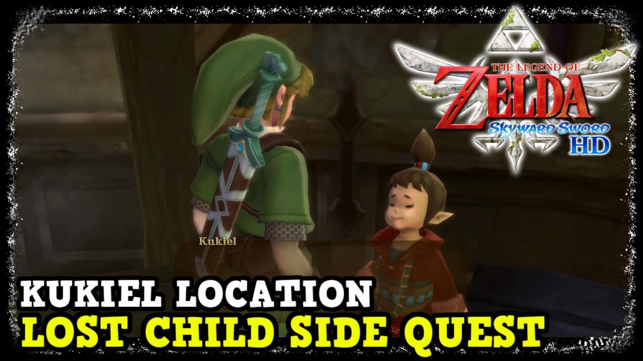 Lost Child Side Quest Kukiel Location in Skyward Sword HD
