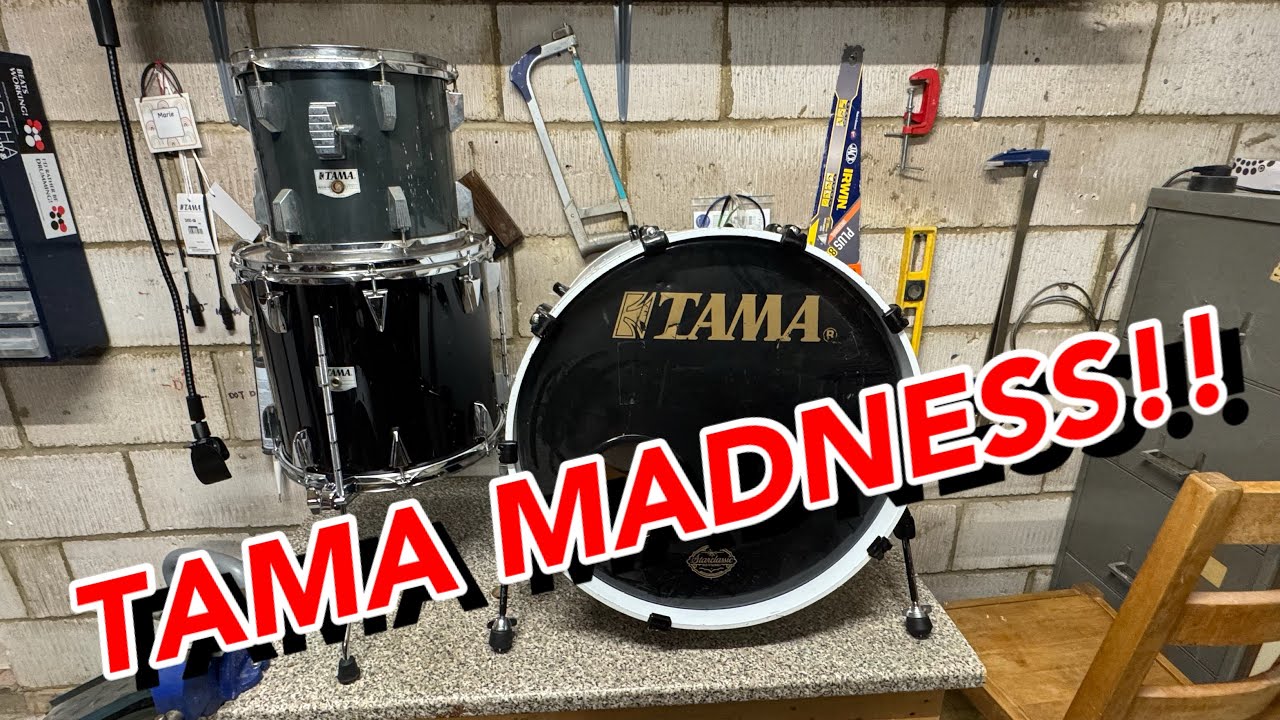 TAMA 11” ROCKSTAR, GRANSTAR MOD AND STARCLASSIC RESTORATION!!!