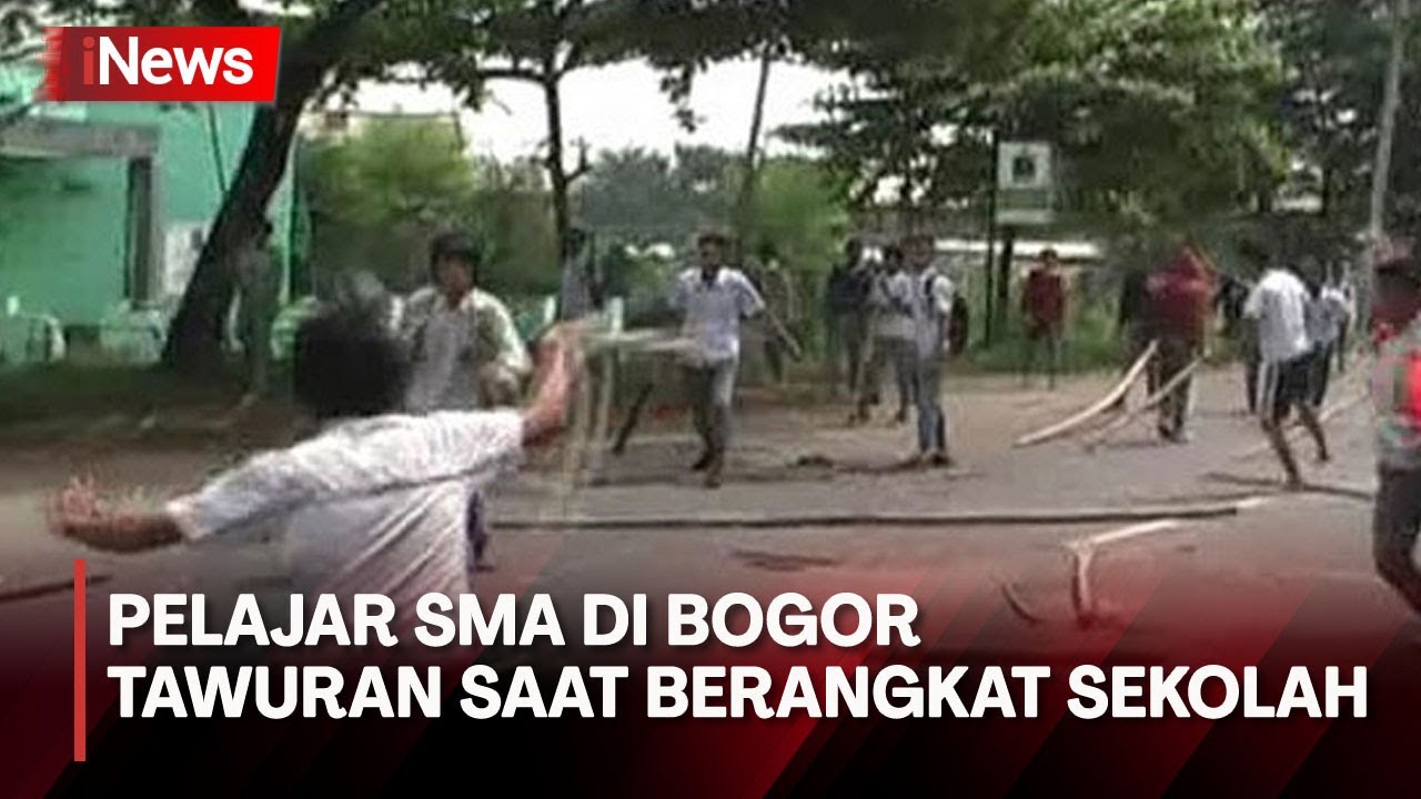 Pelajar SMA di Bogor Tawuran Saat Berangkat Sekolah, 1 Siswa Terluka Sabetan Celurit