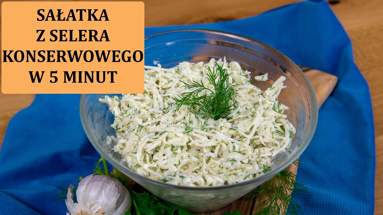 🥗 Sałatka z selera konserwowego - przepis w 5 minut 🥗