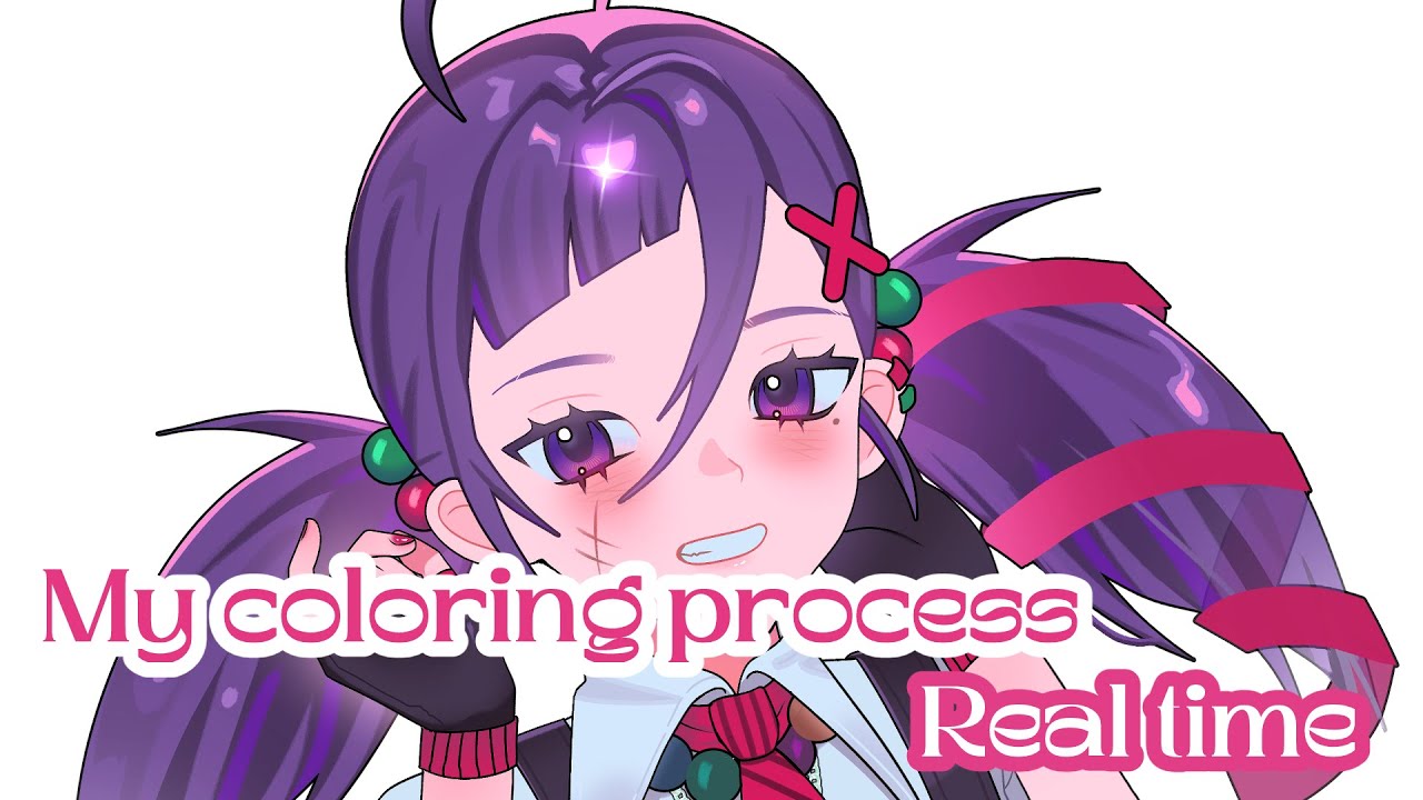 My coloring process - real time