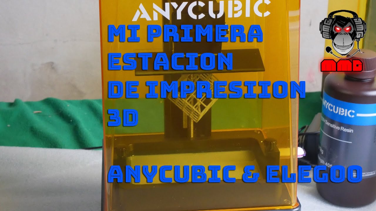 Mi primera estacion de impresion 3d, Anycubic/Elegoo, unboxing y review.