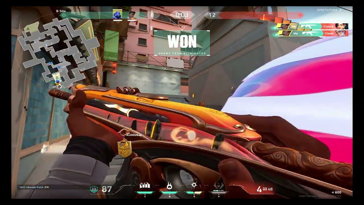 Calm Aim + 1600dpi Valorant Clutches