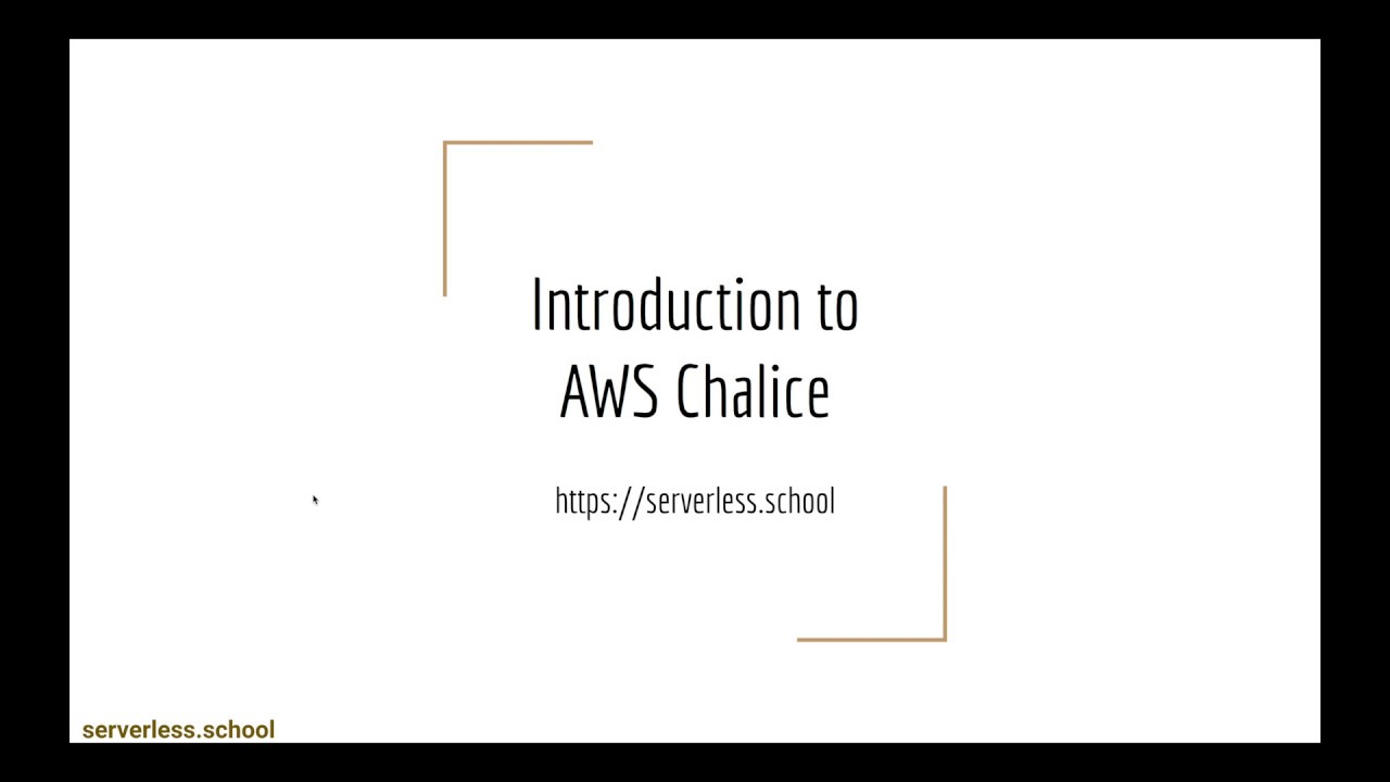 Introduction to AWS Chalice in arabic