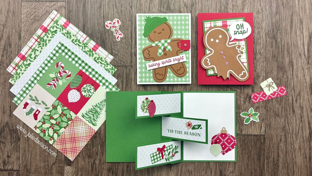 Stampin' Up! Gingerbread Man Christmas Cards + Fun Fold | 10/16/25 Thursday Night Stamp Therapy