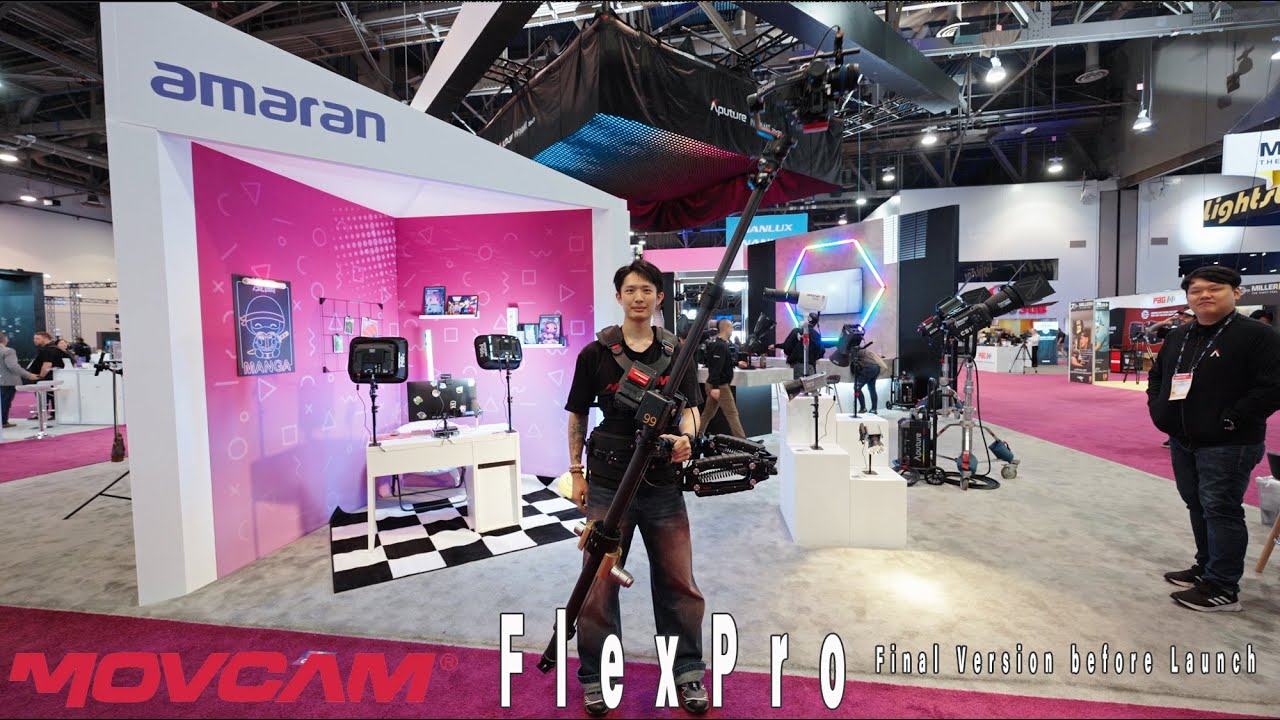 MovCam FlexPro Final Version Demonstration during the NAB Show 2024