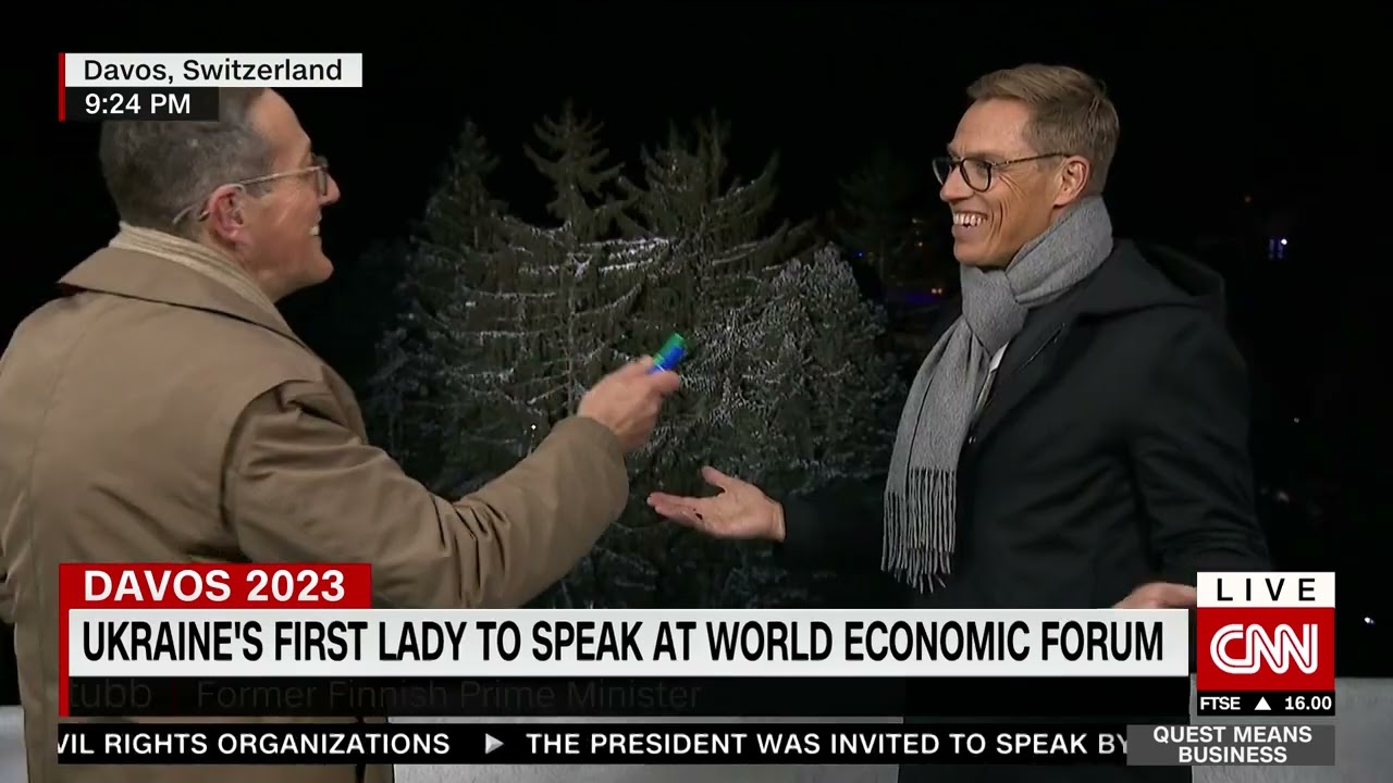 Former Finnish PM talks war in Ukraine, German defense minister