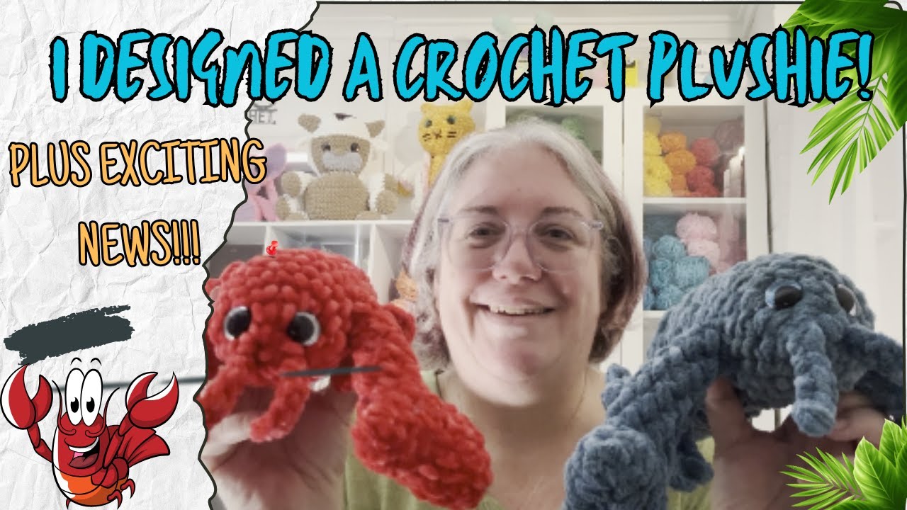 My OWN crochet pattern plushie design! | Who made what? | Market Prep | Exciting News!