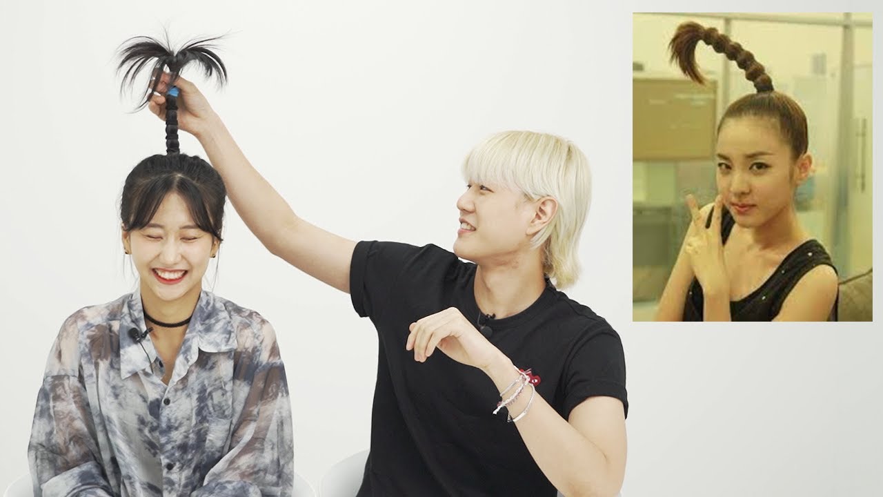 Korean Guy Make Girls Hair Styles For The First Time!!! #PALM TREE HAIR