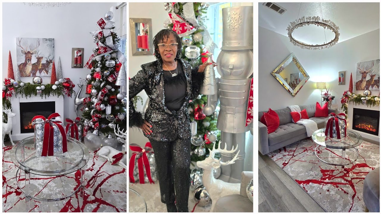 CHRISTMAS LIVING ROOM TOUR MUST SEE