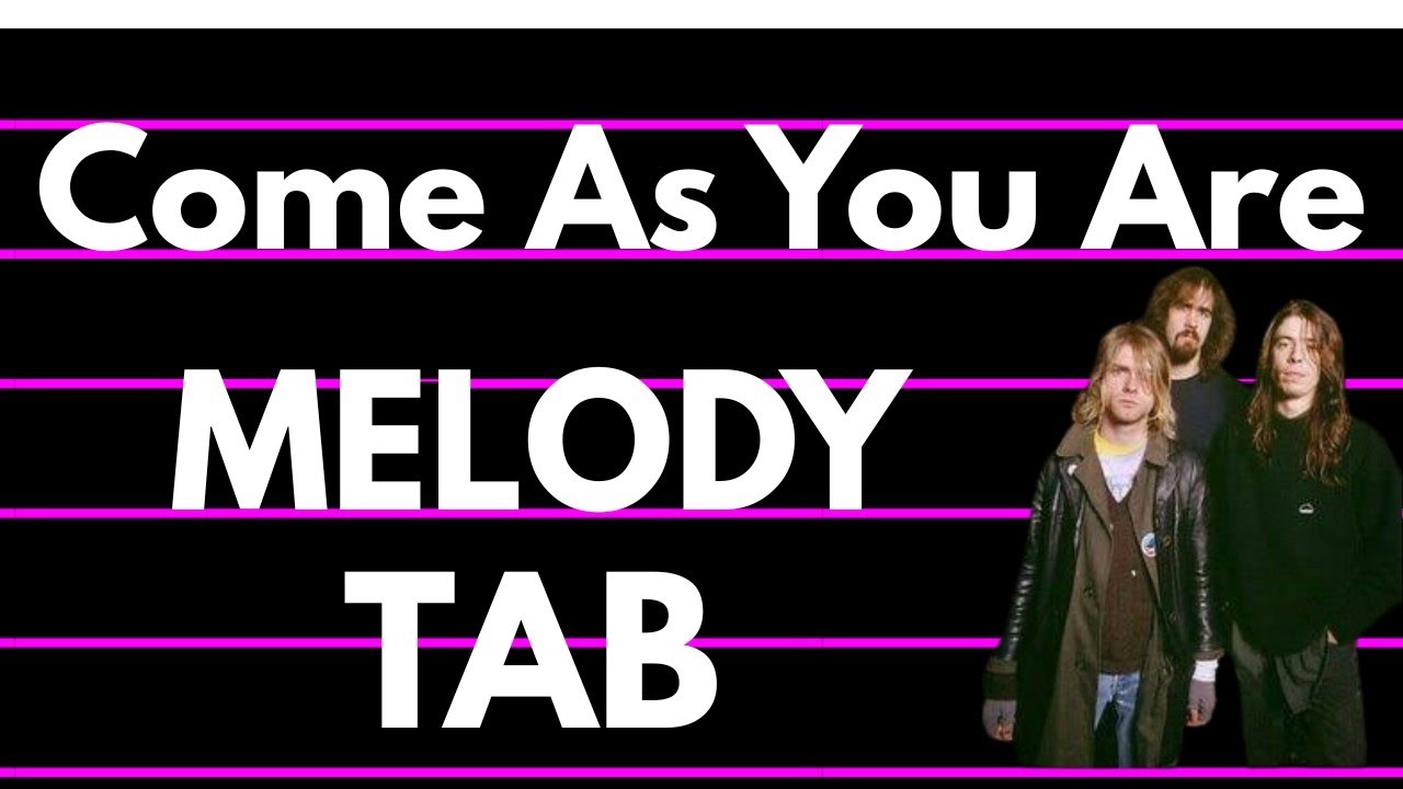 Come As You Are (Nirvana) - Vocal Melody no violão | Melody TAB Fingerstyle.