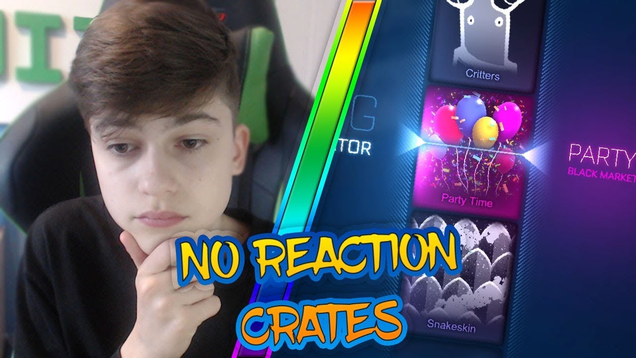 NO REACTION CRATE OPENING | ACCELERATOR CRATES | Rocket League