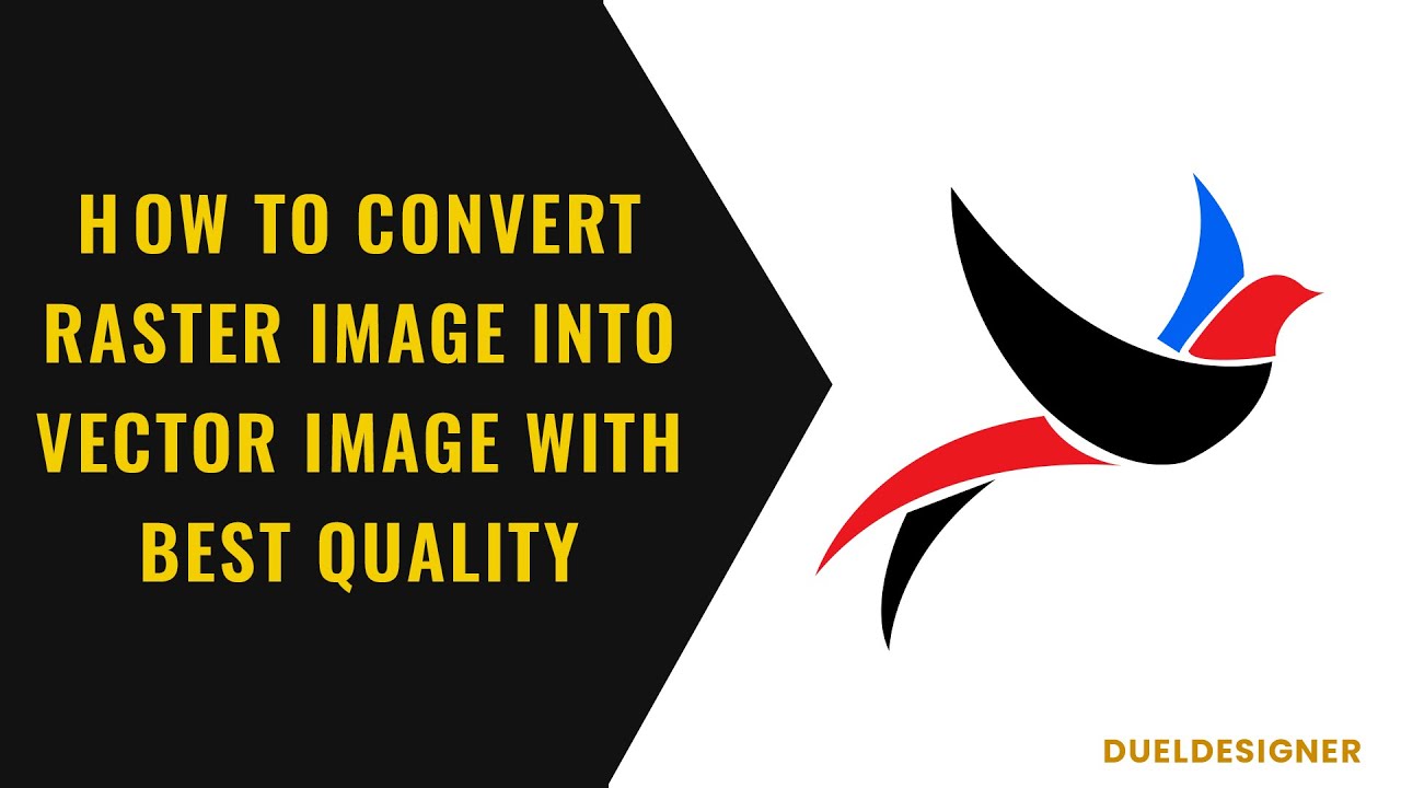 How to convert raster image into vector image in photoshop