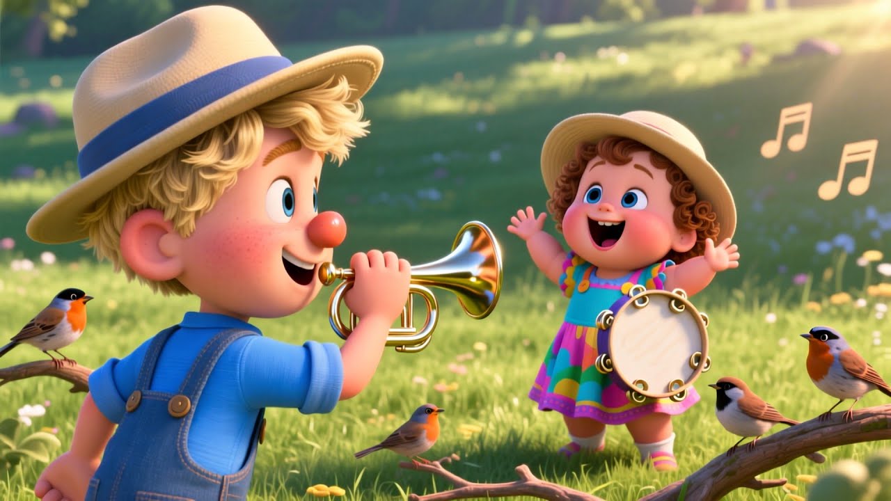 Little Boy Blue Meadow Band 🎶🌾 Fun Kids Song | Toddler Music & Learning Adventure