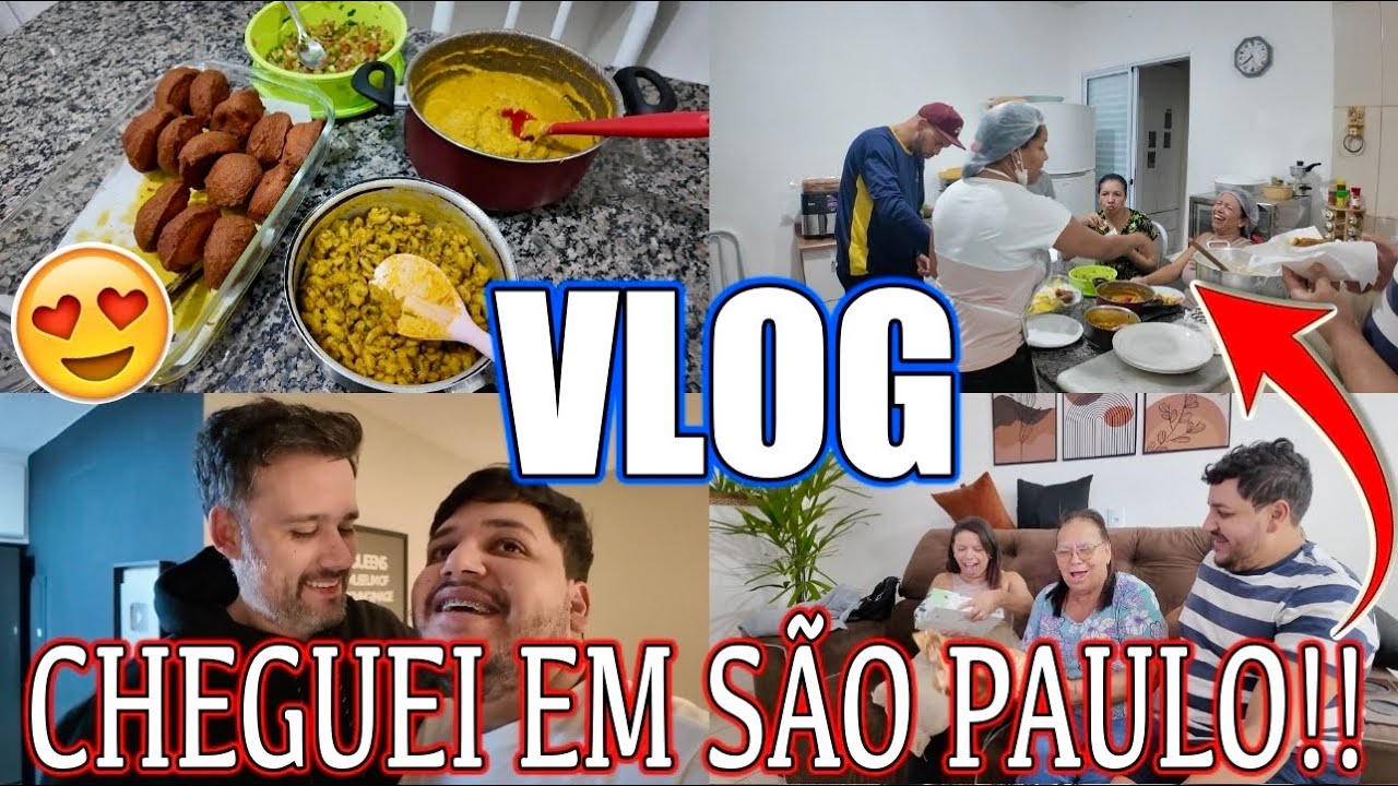 CHEGUEI EM SÃO PAULO e ENCONTREI TODA A MINHA FAMÍLIA!! + FOI A NOITE do ACARAJÉ MAIS ENGRAÇADA😂