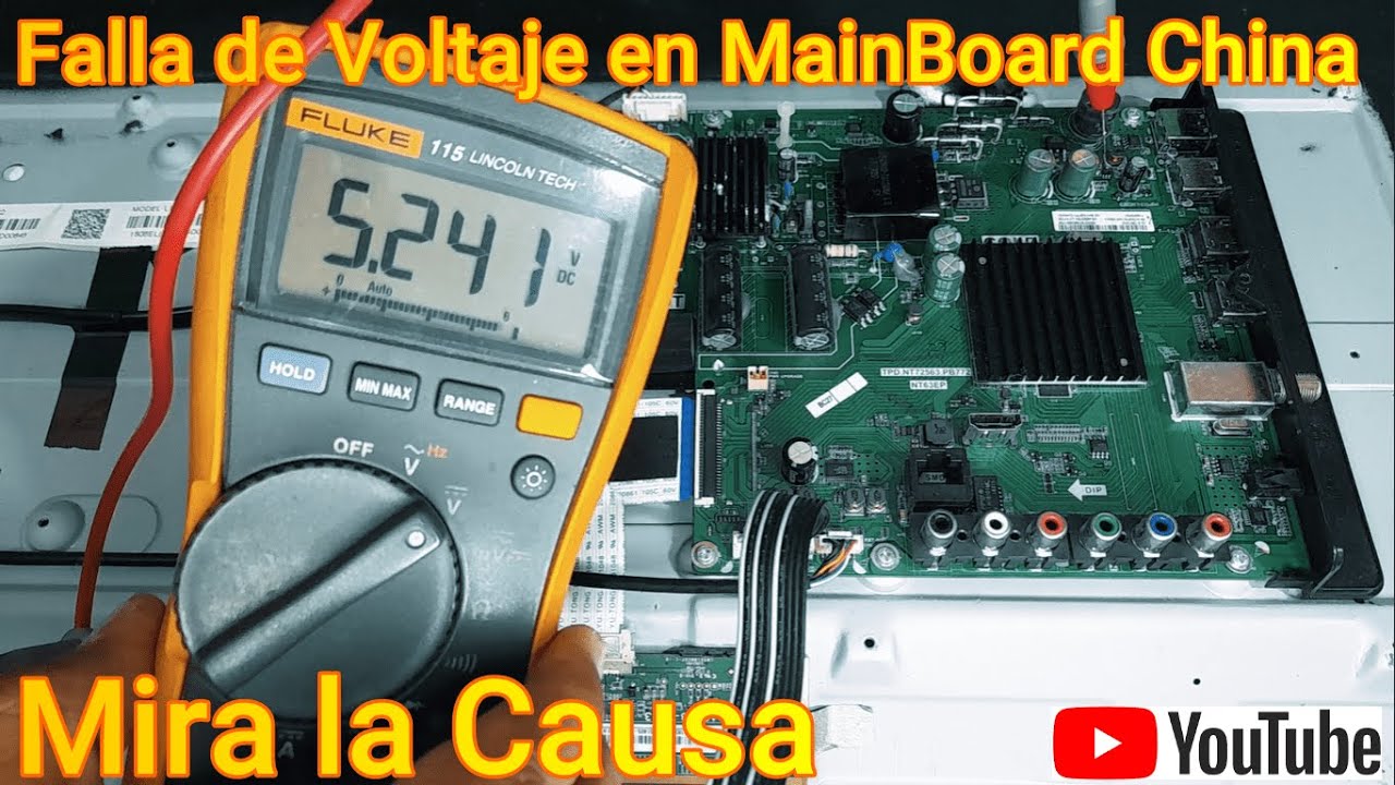 👉Reparación de Tarjeta Main Board Combo en Smart TV TCL👈 Falla led intermitente 👉mira la causa💯
