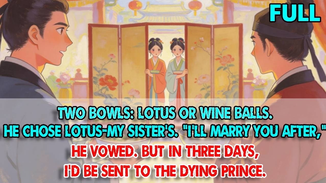 2 bowls: lotus or wine balls. He chose lotus-my sister's. 