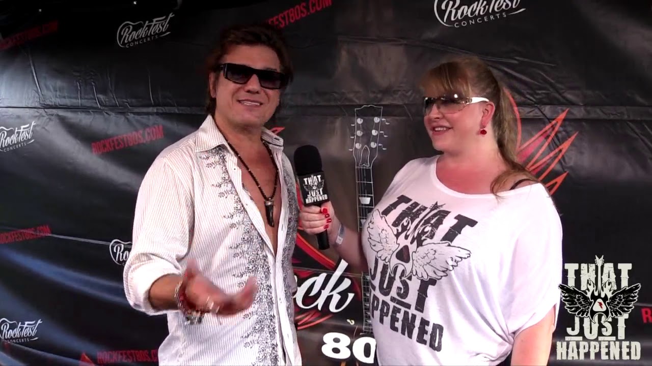 Miljenko Matijevic of Steelheart - Live Interview at RockFest '80s