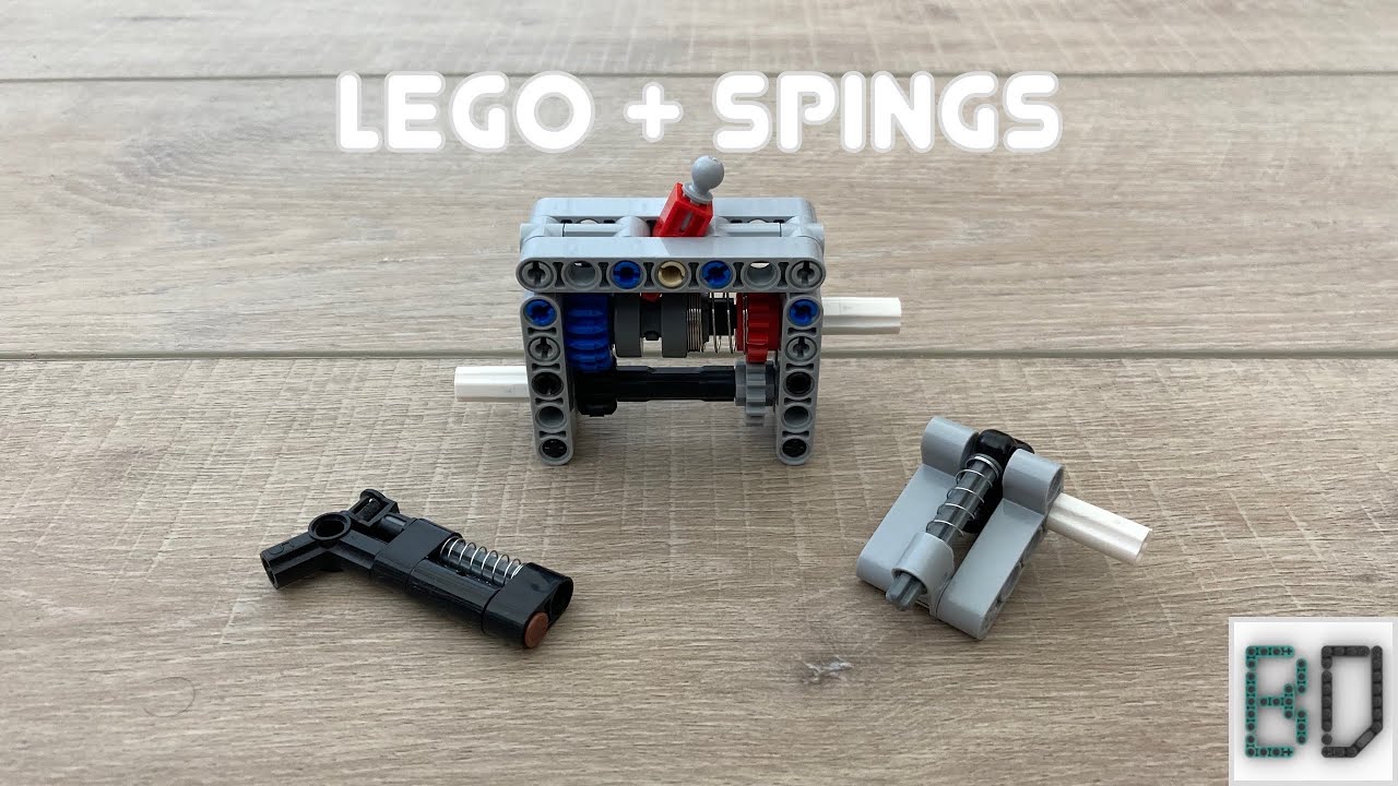 3 Ways To Use Springs With Lego Technic