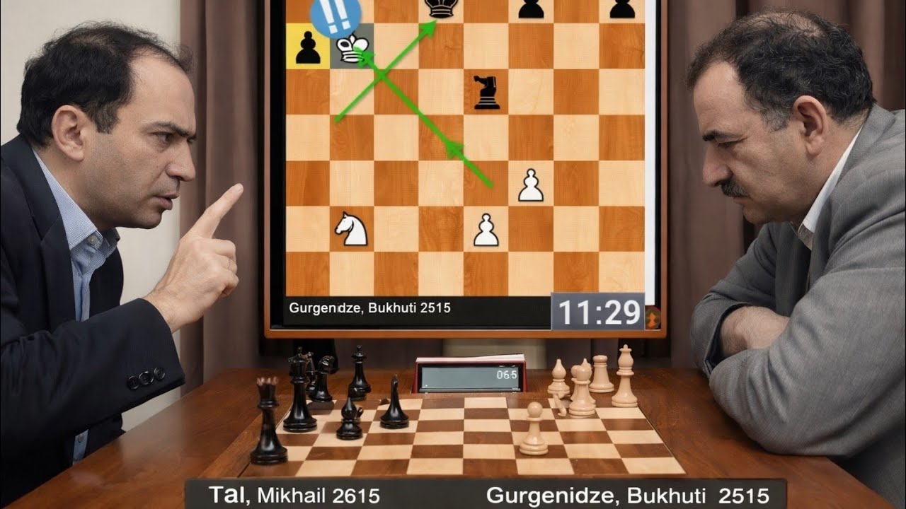 Mikhail Tal vs Bukhuti Gurgenidze (1959), When a 15-Year-Old Genius Unleashed the Storm ♟️⚡