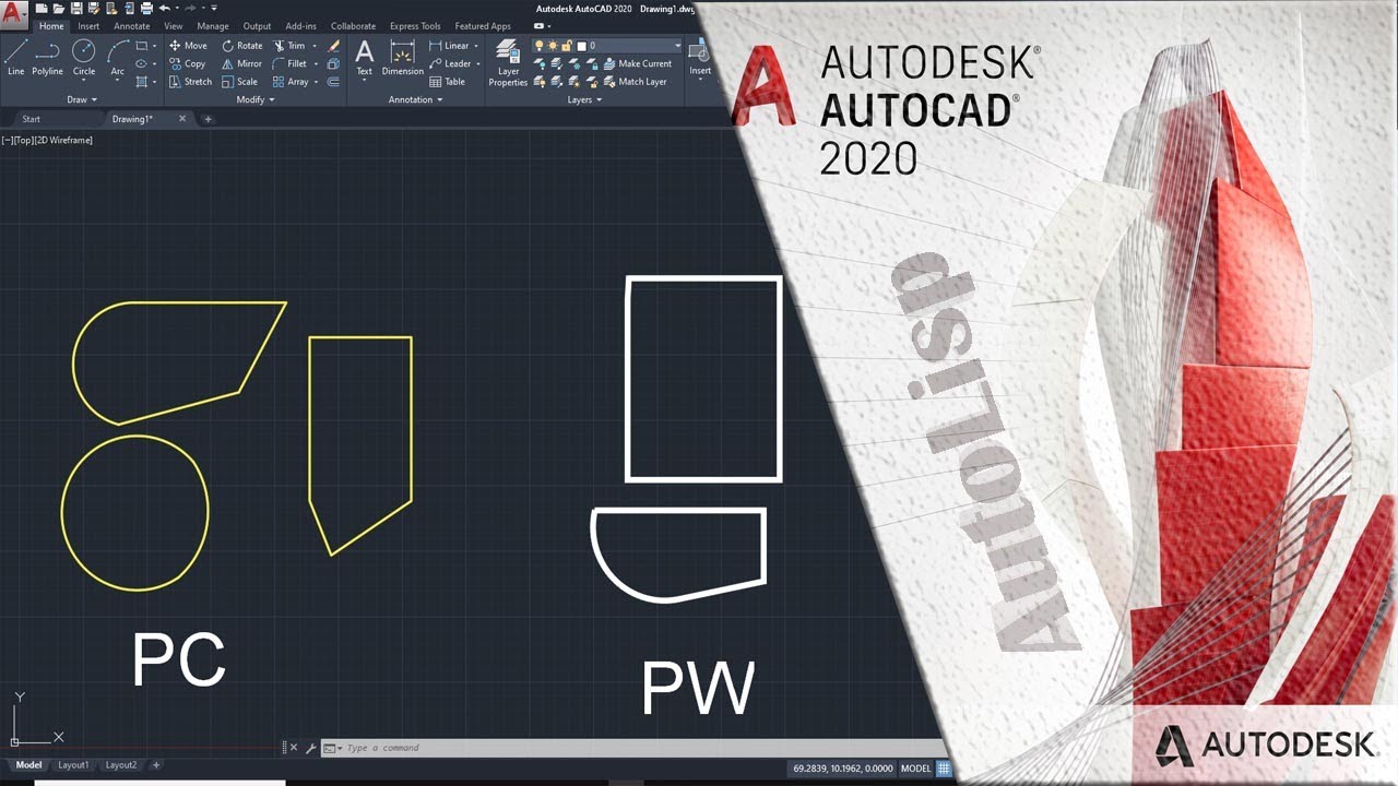 AutoCAD's Lisp PolyTool Program