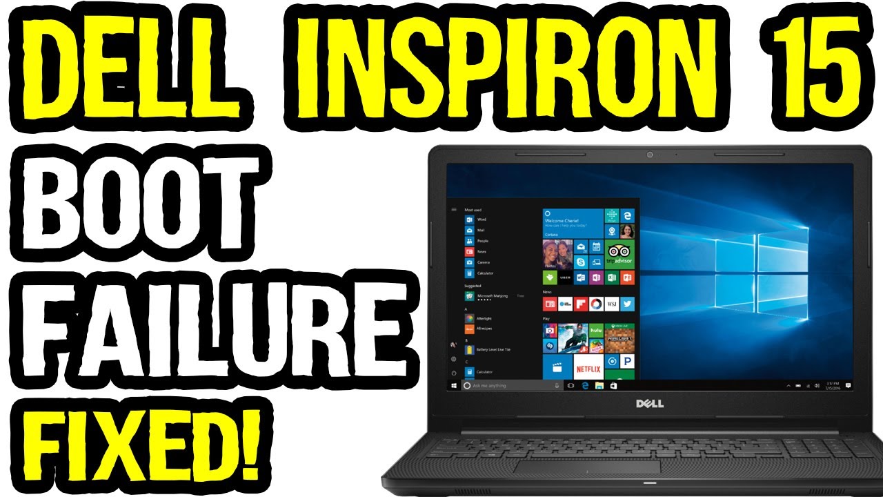 Dell Inspiron 15 3573 Boot Fixed | How to Install Windows 10 Pro in Dell Inspiron 15 3573