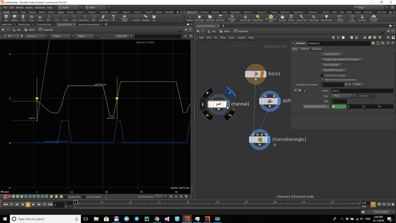 HOUDINI Procedural Carrot Slicing