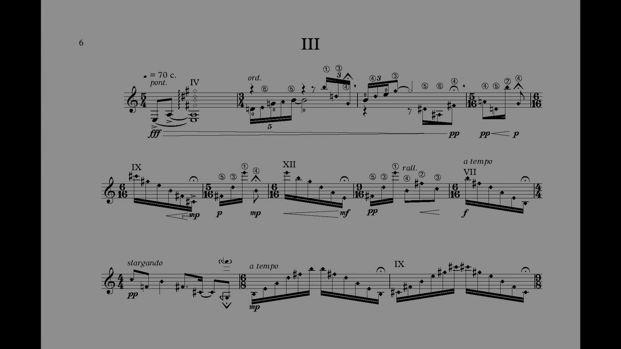 Federico Bonacossa - Four Etudes in Just Intonation for guitar