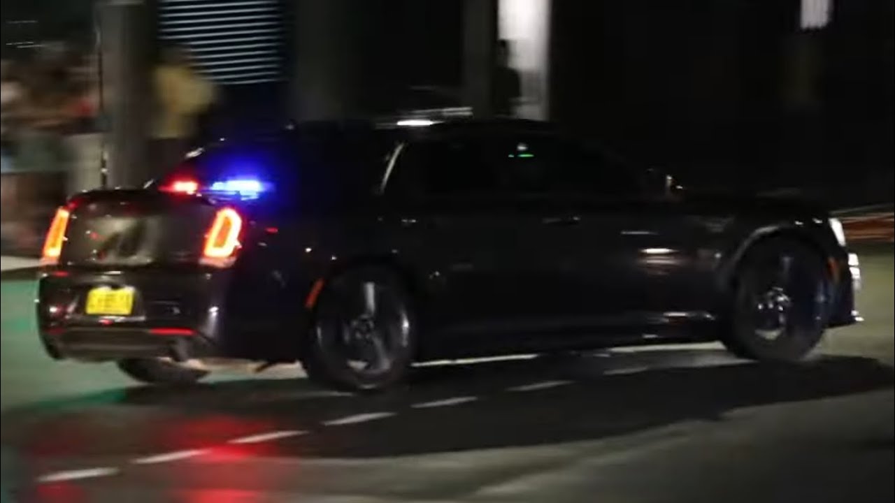 UNMARKED NSWPF HIGHWAY PATROL RESPONDING URGENTLY TO POLICE CHASE