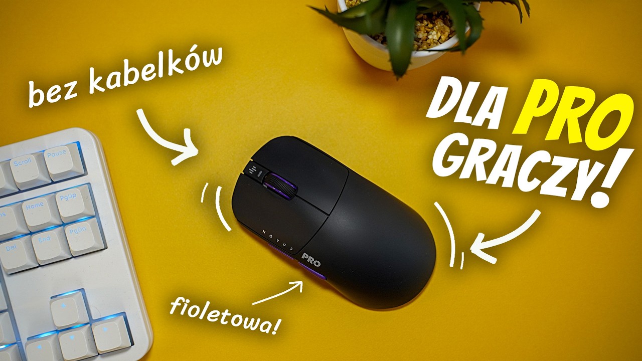 Cicha, szybka i bez kabla &ndash; recenzja Dark Project Novus PRO Wireless 🐭🤩