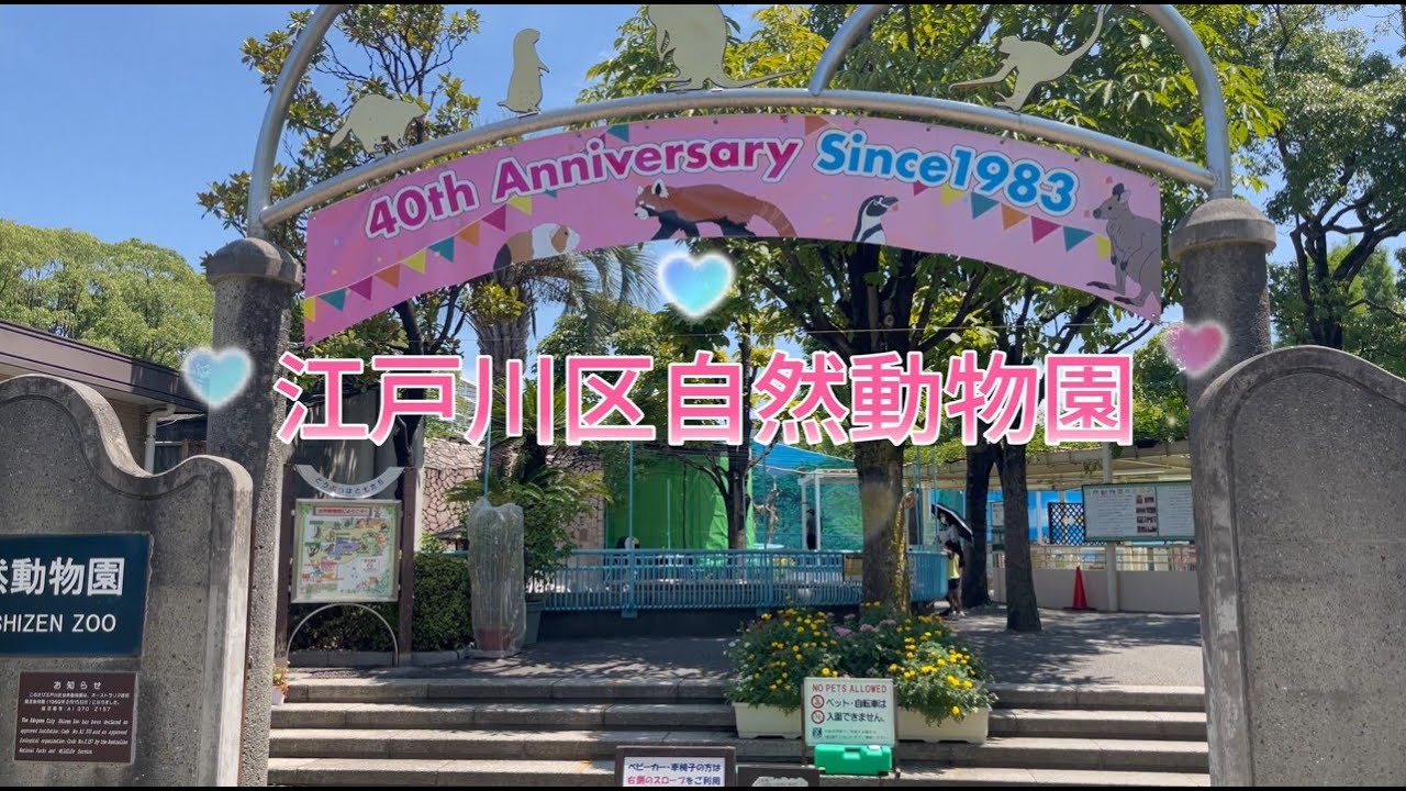 4K Walking Tour 【Edogawa Natural Zoo】 JAPAN TOKYO